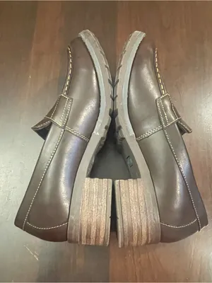 Eastland Holly Brown Chunky Penny Loafers Block Heel Lug Sole Women 9.5 thumbnail 8
