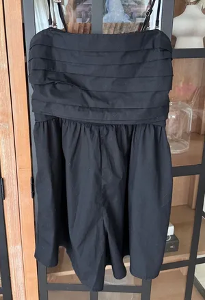 Abercrombie emerson strapless romper spaghetti straps skort grip pockets thumbnail 1