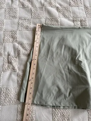 Girlfriend Collective Sport Skort Agave Sage Green Side Slit XXXL thumbnail 3
