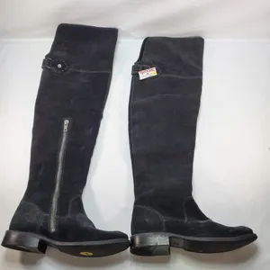 Frye‎ Shirley Over The Knee Leather Riding Boots 78740 Womens Black Size 5.5 B thumbnail 10