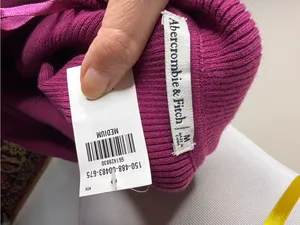 Abercrombie Fuchsia Off Shoulder Ribbed Sweater NTW M thumbnail 4