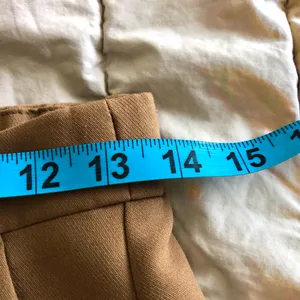 Abercrombie & Fitch Straight Leg Pants in Camel Tan thumbnail 7
