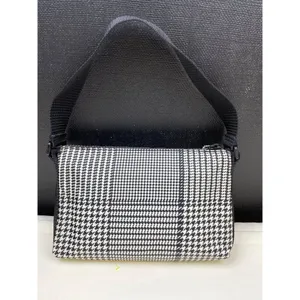 Lauren Ralph Lauren Women's Houndstooth Shoulder Bag Hand Bag SKU 6136 thumbnail 3