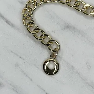 Chunky Draped Gold Tone Chain Link Belt Adjustable Y2K One Size OS ✨ thumbnail 15