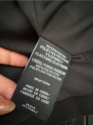 NEW BBJ Los Angeles Blazer Dress MEDIUM Black Belted Tailored Mini Blazer thumbnail 8