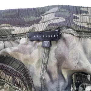 Sanctuary Camo Joggers Womens Small Green Camouflage Drawstring Waist Pants Soft thumbnail 3