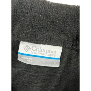Columbia Womens Fleece Full-Zip Vest Size L Black Polyester thumbnail 3