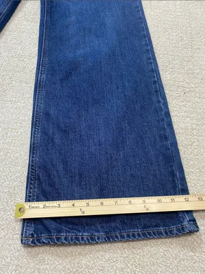 Mango Deep Indigo Wide-Leg Jeans Size 4 100% Cotton thumbnail 16