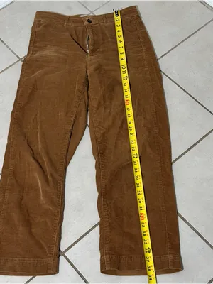 Everlane Women Brown Fall Corduroy Pants Classic Straight‎ Fit size 6 thumbnail 9