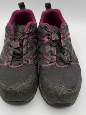 Merrell Fullbench Womens 6 Composite Toe Work Shoes Black Purple Slip Resistant thumbnail 2