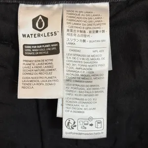 Levis 501 Original Cropped Jeans Faded Black High Rise Button Fly 72693-0134 W32 thumbnail 7