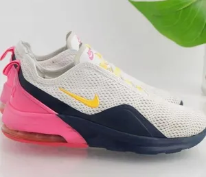 Nike Women’s AirMax Motion 2 Sneakers White Blue Pink thumbnail 1