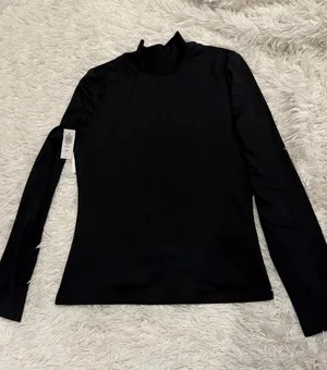 Wilfred Black Long-Sleeve Mock Neck Top thumbnail 1