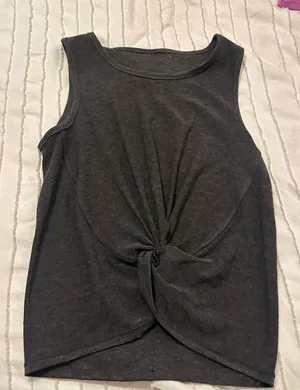 workout top Gray thumbnail 1