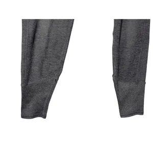 Alo Yoga Athletic Leggings XS Gray High Waist Ribbed Cuff Athleisure Casual Cozy thumbnail 4