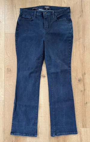 NYDJ Barbara Bootcut Jeans Size 14 Dark Wash Lift Tuck Technology thumbnail 1
