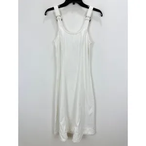 Madewell Denim Scoopneck Midi Dress Pure White Wash A Line Minimalist XXS NWT thumbnail 7