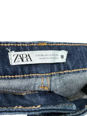 ZARA Jeans in Dark Blue Wash thumbnail 5