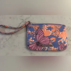 New Betsey Johnson Butterfly Quilted Backpack with Wristlet Set thumbnail 5