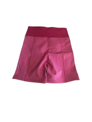 For Love & Lemons Dani Biker Shorts Bubblegum Rose Size M Pink NWT thumbnail 4