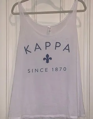 KKG sorority Kappa Kappa Gamma Tank thumbnail 1
