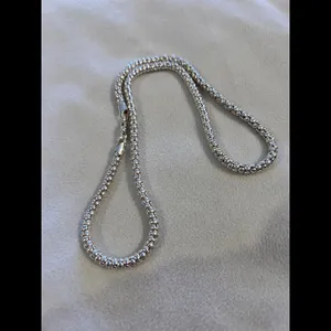 Necklace 12.56g lot d6 925 sterling silver chain thumbnail 3