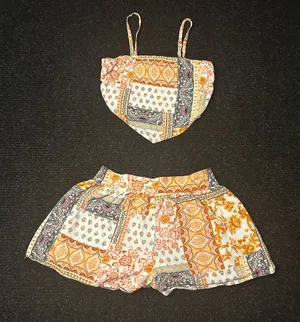 No Boundaries Boho Paisley 2 Piece Set XS thumbnail 1