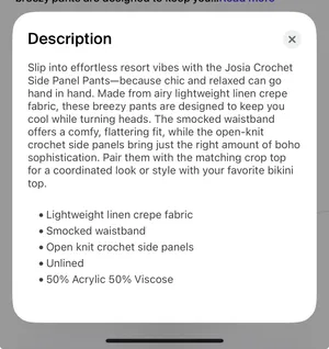 Linen pants VICI  thumbnail 5