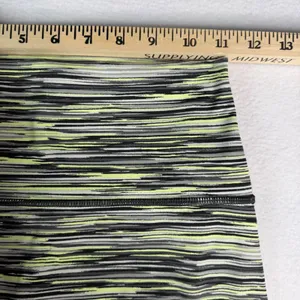 Aerie Chill Play Move Leggings Neon Yellow Black Space‎ Dye High Waisted Medium thumbnail 5