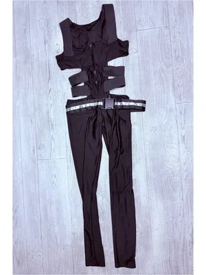 Leg Avenue women’s one piece jumper swat Halloween costume with belt sm thumbnail 6