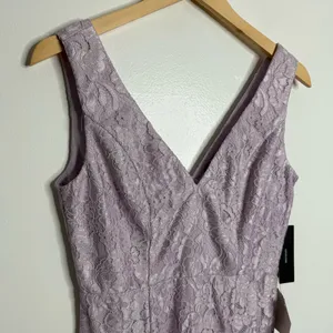 NWT Lulu's Normani Lavender Lace Sleeveless‎ Dress Small Romantic Soft Glam thumbnail 3