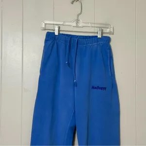 Madhappy Classic Midweight Sweatpants Blue XS Cotton Logo Joggers thumbnail 9