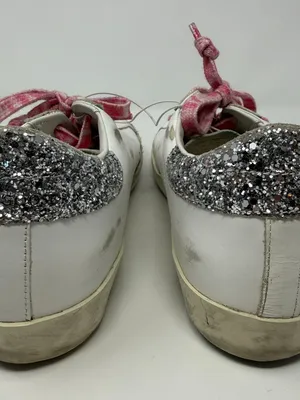 Golden Goose Super-Star Low Top Sneakers Women's IT 40 US 10 White Leopard NWOB thumbnail 9