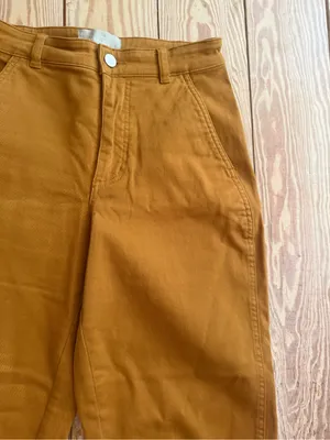 Everlane Utility Arc Pant in Ochre size 2 thumbnail 2