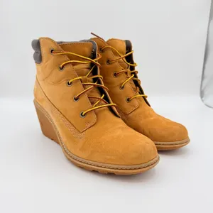 Timberland Glancy Wedge Boots Wheat Nubuck Womens 8 EU 39 8251A‎ thumbnail 3
