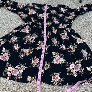 5/$30 🎈 Xhilaration large floral‎ long sleeved dress thumbnail 7