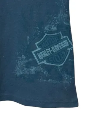HARLEY-DAVIDSON Las Vegas Tank Top L Teal EUC thumbnail 5