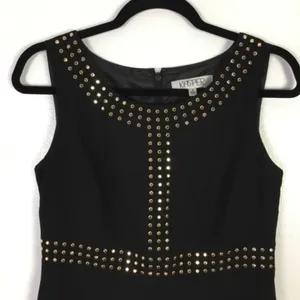 KASPER Sleeveless Gold Studded Sheath‎ Dress thumbnail 6