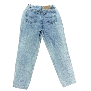 Vintage Levis 501 Women 9 Acid Wash High Rise‎ Tapered Jeans17501-0109 thumbnail 5