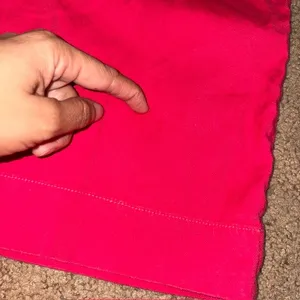 Anthropologie Maeve The Colette Ankle Cropped Linen Wide Leg Pants Pink 26 thumbnail 8