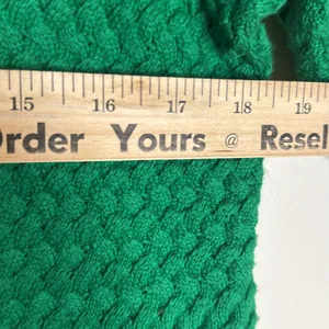 Charter club ladies Green Hooded Cardigan knit button up Sweater‎ size large thumbnail 7