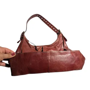 Hobo International Marley Logan Berry Leather Top Zip Classic Shoulder Bag thumbnail 3