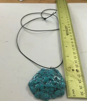 Multi dimensional stone necklace thumbnail 1