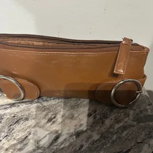 Nordstrom Brown Leather Pouch thumbnail 3