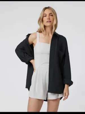 Vuori Villa Cami Romper Gray Size L thumbnail 3
