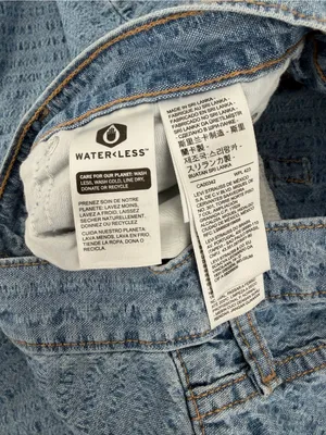 Levi's high loose mom casual cotton denim shorts thumbnail 6