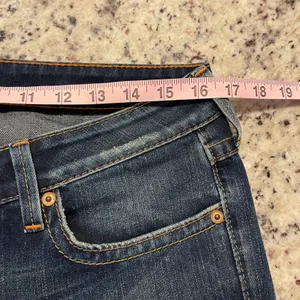 PRVCY‎ Malibu Hills Bootcut Jeans Womens 31 Blue Y2K Low Rise W50-2703T5 Flare thumbnail 8