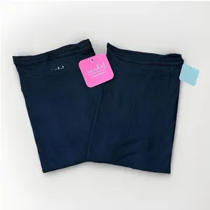 2Pk NEW Maternity Ingrid & Isabel Black Crew Neck T-Shirt Size M Non-Ruched thumbnail 4