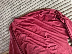 Maroon Zara dropped shoulder long sleeve thumbnail 5