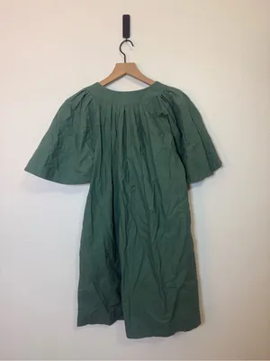 Pomander Place Tuckernuck Women's Finley Green Flutter Sleeve Dress thumbnail 5